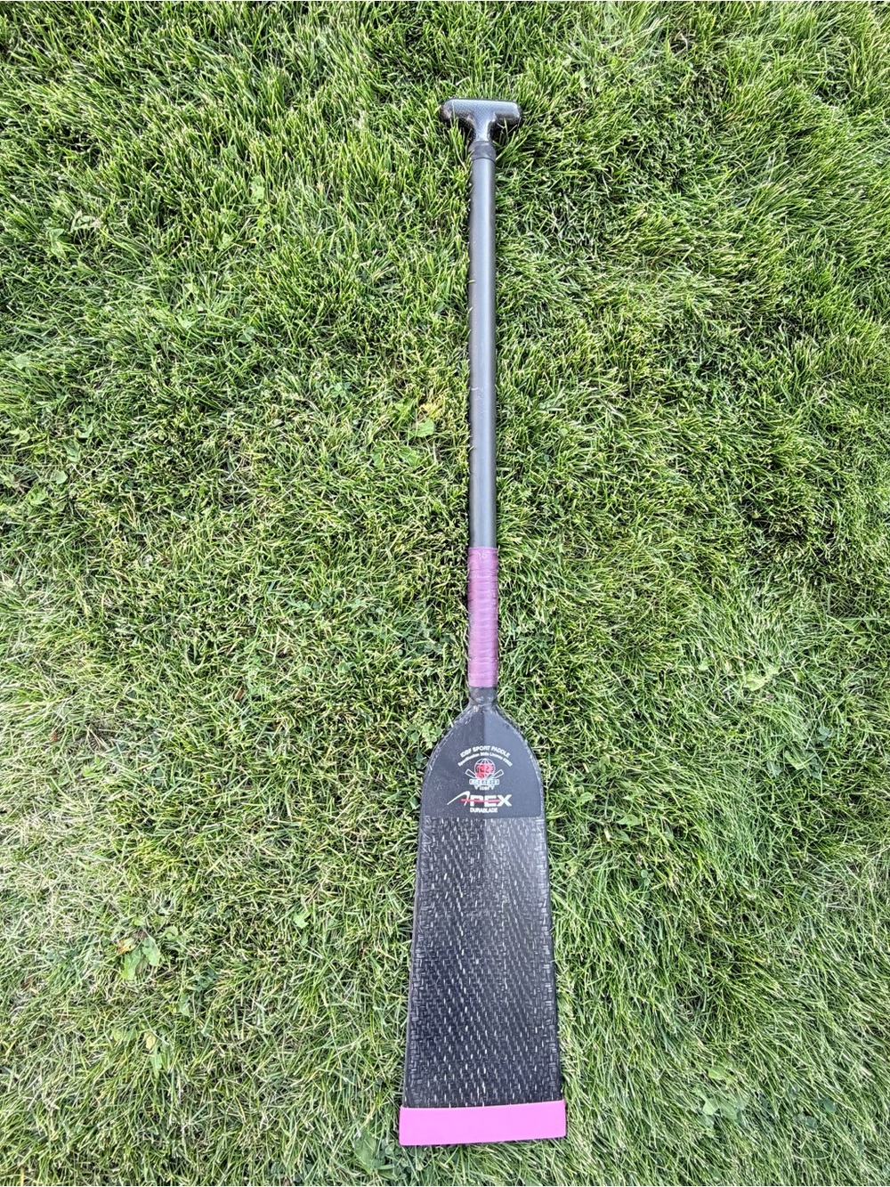 Carbon Fiber SUP Paddle with Pink Accent